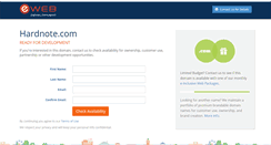 Desktop Screenshot of hardnote.com